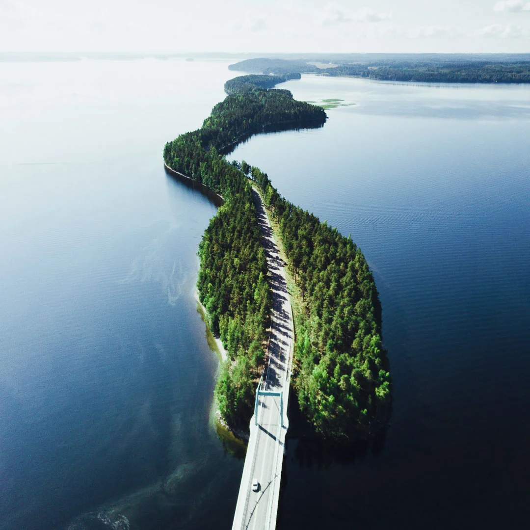 Pohjoismainen maisema.