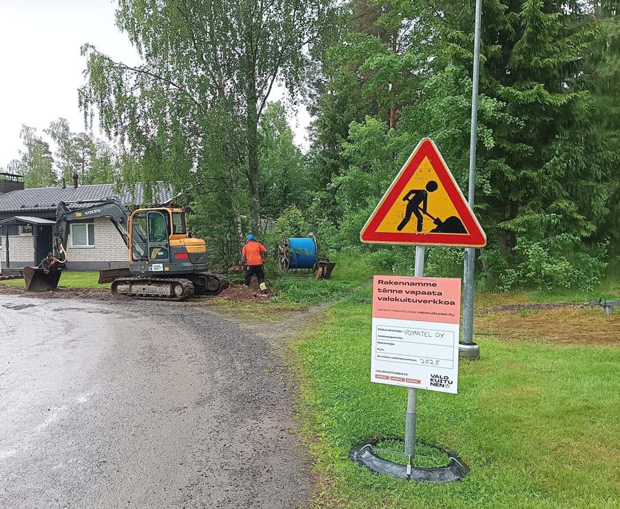 Valokuitunen ja Voimatel yhteistyö